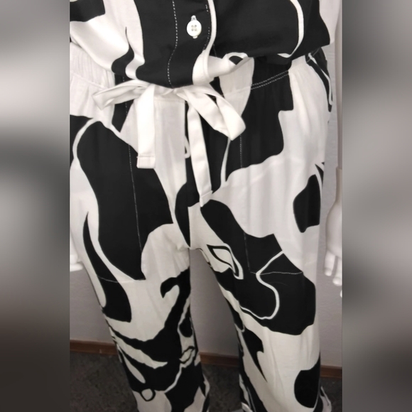 Stars Above Monochrome Swirl Jumpsuit - Picture 5 of 7